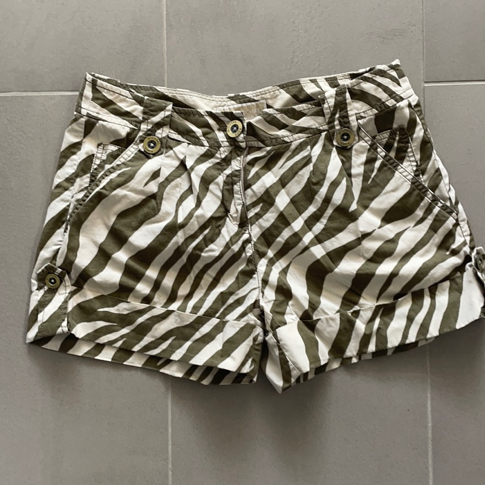 Michael Kors zebra print shorts